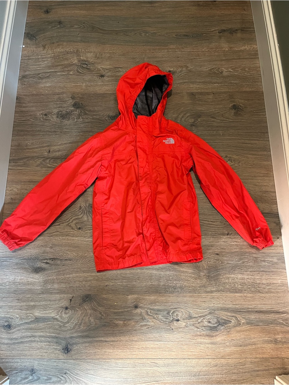 The North Face boys medium rain coat